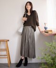 ANY L 【ウエストゴム】チンツギャザースカート