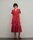 GRACE CONTINENTAL カットワーク刺繍ワンピース