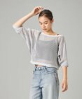Chacott Chacott BALANCE【ノーソーイングニット】7分袖メッシュニットTシャツ