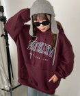 WEGO 【裏起毛】BROOKLYNロゴビッグパーカー