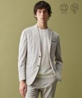 JOSEPH ABBOUD 【ストレッチ/軽量/Eco撥水/オーガニックコットン使用】マイクロピケストレッチジャケット