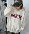 WEGO 【裏起毛】BROOKLYNロゴビッグパーカー