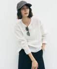 UNFILO シアーフォルムニット クルーネック