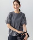 組曲 L 【WEB限定】チュールポンチドッキング Tシャツ