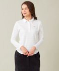 23区GOLF 【WOMEN】ブライトボーダー ポロシャツ 着回し力抜群 1枚で大活躍 高品質 1枚でも◎