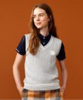 23区GOLF 【WOMEN】【洗える】ニットベスト