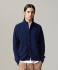 J.PRESS MEN 【Cash Lamb’s Wool】ハイネックケーブルカーディガンニット