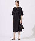 自由区 L 【カタログ掲載・洗える】ドレープスリーブ ワンピース