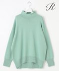 23区 【R(アール)】カシミヤブレンド ロールネックニット