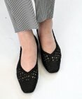 APOM レザーメッシュパンプス30