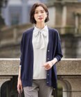 J.PRESS LADIES S 【洗える】レーヨンエリートストレッチ Vネック カーディガン