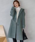 23区 【~8/23まで受注生産/受注限定カラー】MANTECOPureリバー フーデッド ロングコート
