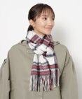 MOONBAT 【WEB限定】MACKINTOSH PHILOSOPHY ウール100%バッキンガムベア チェックマフラー (パッケージ付き)
