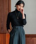 23区 S 【Oggi1月号/CLASSY.11月号掲載】スムージーコットン タートルネック ニット