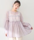 earth music&ecology フロントリボンシアーチュニック