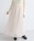 earth music&ecology チュールパールスカート