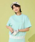 FILA GOLF／marie claire 【FILA GOLF】 裾切り替え半袖モックネックシャツ｜セットアップ可
