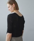 BEIGE， LEPIDO / 前後2WAY シアー編みニット