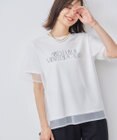 組曲 S 【WEB限定】チュールレイヤードロゴTシャツ