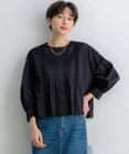 23区 S 【SLOW/一部店舗限定】ウォッシュドコットンサテン ブラウス