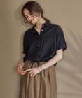 23区 S 【SLOW/一部店舗限定】ブライトリネン クロップド シャツ