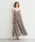 YECCA VECCA アートプリントキャミワンピース