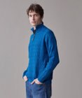 J.PRESS MEN ギマコットン ケーブルハーフジップ ニット