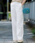 23区 L 【Oggi5月号掲載/洗える】リネンレーヨンストレッチ ワイド パンツ