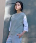 J.PRESS LADIES S 【WEB限定カラーあり・プラスワンアイテムに】LINEN COTTON ニット ベスト