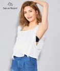 San-ai Resort（三愛水着楽園） 【SALE】【San-ai Resort】無地×レース トップス M