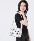 LeSportsac LG BOW SM SATCHEL/ノワールポルカドットスナイデル
