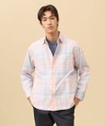 J.PRESS MEN オックスフォードマルチカラーチェック シャツブルゾン