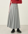 earth music&ecology サイドバックルプリーツスカート