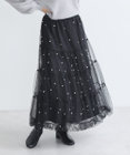earth music&ecology チュールパールスカート