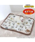 PET PARADISE ミニオン 遠赤外線 ボアマット 角型《コーヒ柄》