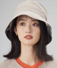J.PRESS LADIES 【洗える・UV・畳める】Check バケット ハット