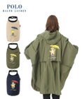 MOONBAT POLO RALPH LAUREN レインポンチョ レインベア 50デニール生地／着丈98cm 収納袋付き