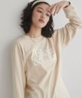 WEGO 【ANGIE VINTAGE】フロッキーロゴプリントロンT