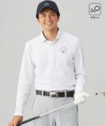 23区GOLF 【MEN】【UVカット】ハニカムカノコ長袖ポロシャツ