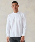 J.PRESS MEN 【WEB限定】ピンオックスバンドカラーバックブル シャツ