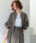 23区 S 【CLASSY.6月号掲載/洗える】リネンレーヨンストレッチ ブルゾン