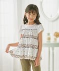 組曲 KIDS 【110-140㎝】ティアードフラワー チュニック