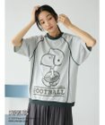 CRAFT STANDARD BOUTIQUE 【ユニセックス】PEANUTS/スヌーピー 切り替えTシャツ