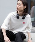 WEGO 【ユニセックス着用ITEM/綿100%/SMLサイズ展開】リラックスフィットワンポイントT（S）