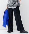23区 ウールミルドジャージー セミワイド パンツ