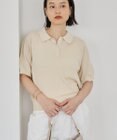AMERICAN HOLIC ブークレ半袖ニットトップス