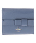 LANVIN en Bleu シャリテ 内BOX二つ折り財布