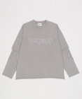 WEGO ブリーチレイヤードグラフィックT（LS）