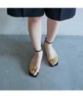 MODE ET JACOMO <MODE ET JACOMO>スリムストラップフラットサンダル