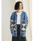 CRAFT STANDARD BOUTIQUE オルテガ柄ニットＺＩＰブルゾン